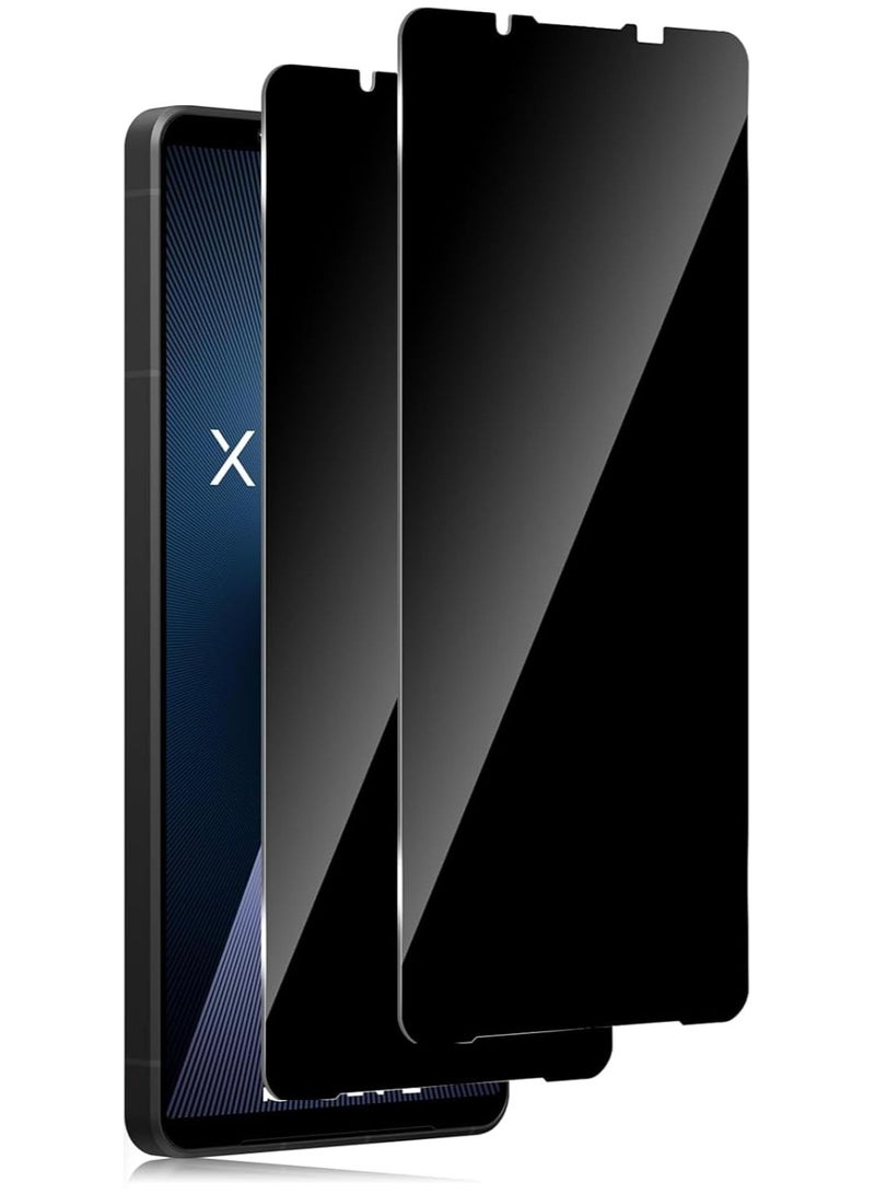general [2 Pack] Privacy Tempered Glass Compatible with Sony Xperia 1 VII (7th Gen) 2025, Anti-Spy Screen Protector, 9H Hardness Anti-Scratch, Bubble-Free Tempered Glass - Image 1