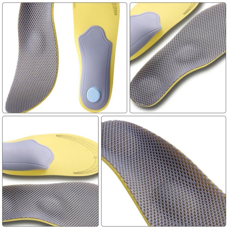 PartyKindom Breathable Shoe Insoles for Sweat Absorption Foot Support Men Sports Casual - Image 4