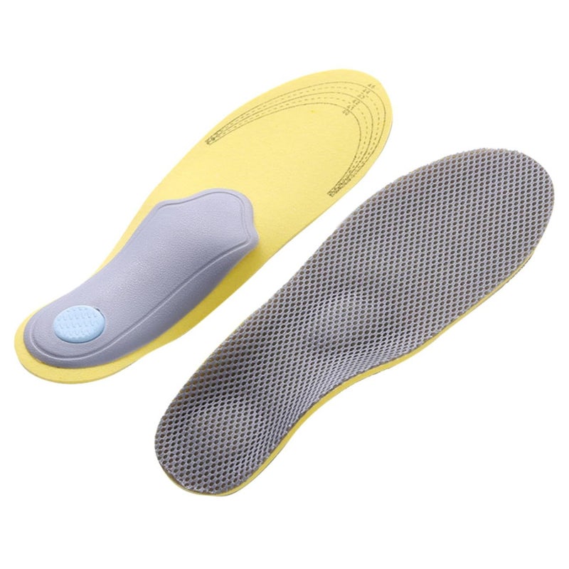 PartyKindom Breathable Shoe Insoles for Sweat Absorption Foot Support Men Sports Casual - Image 2