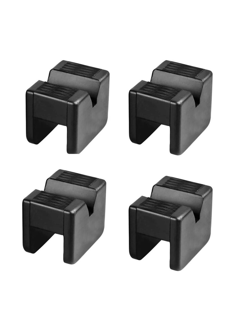 Excefore - 4 Packs Jack Stand Pad for Axle Stands, Floor Jack Pad Adapter, Pinch Welds Protector 2.4x1.7x1.7inch, for Lifting Car - Image 1