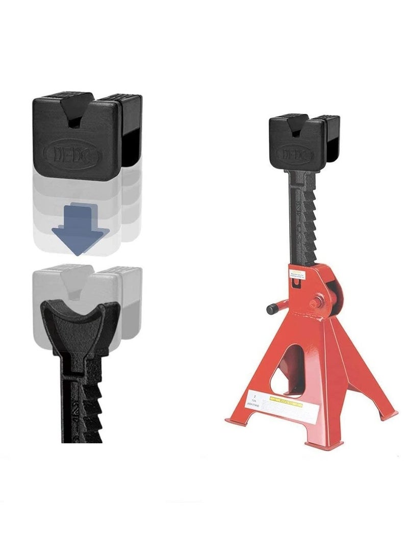 Excefore - 4 Packs Jack Stand Pad for Axle Stands, Floor Jack Pad Adapter, Pinch Welds Protector 2.4x1.7x1.7inch, for Lifting Car - Image 1