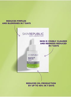 SKIN REPUBLIC Skin Republic 2% Salicylic Acid Oil Control Serum to Reduce Acne, Pimples, Redness and Blemishes (30ml)  - Image 3