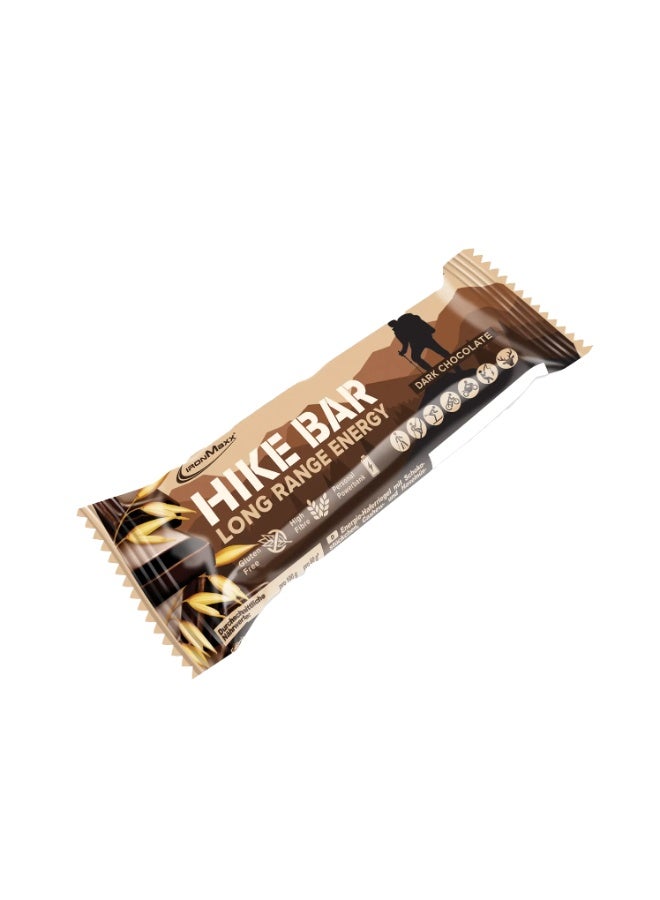 IronMaxx Hike Bar 60g DARK CHOCOLATE, pack of 12 | Fast and long-lasting energy - Image 1