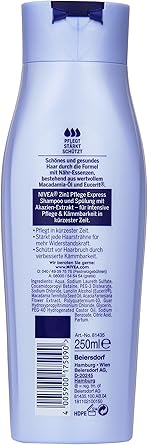 Nivea Care Shampoo and Conditioner 2 in 1 Express 250 ml - Image 2