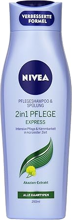Nivea Care Shampoo and Conditioner 2 in 1 Express 250 ml - Image 1
