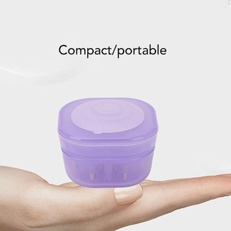 Hair Oil Applicator Scalp Massager, Scalp Oil Applicator 15ml Transparent Serum Dispenser with Comb Massage Function Scalp Care Solution for Home and Salon Purple - Image 4