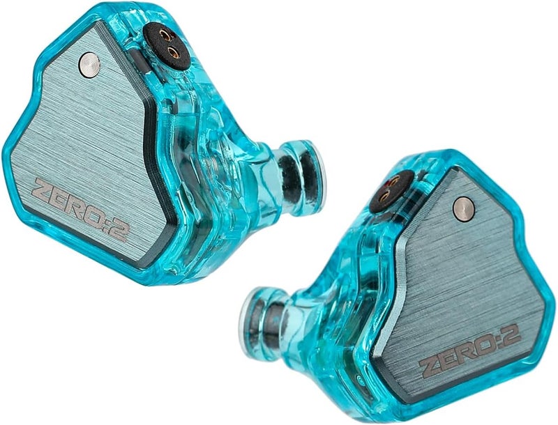Linsoul 7Hz x Crinacle Zero:2 In Ear Monitor - Updated 10mm Dynamic Driver IEM, Wired Earbuds for Musicians (Blue) - Image 2