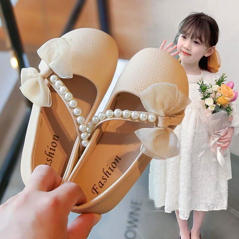 Girls'' Small Leather Shoes 2025 New Summer Girls'' Fashion British Princess Shoes Kidsren''s Performance Shoes Soft Sole Fashionable - Image 2