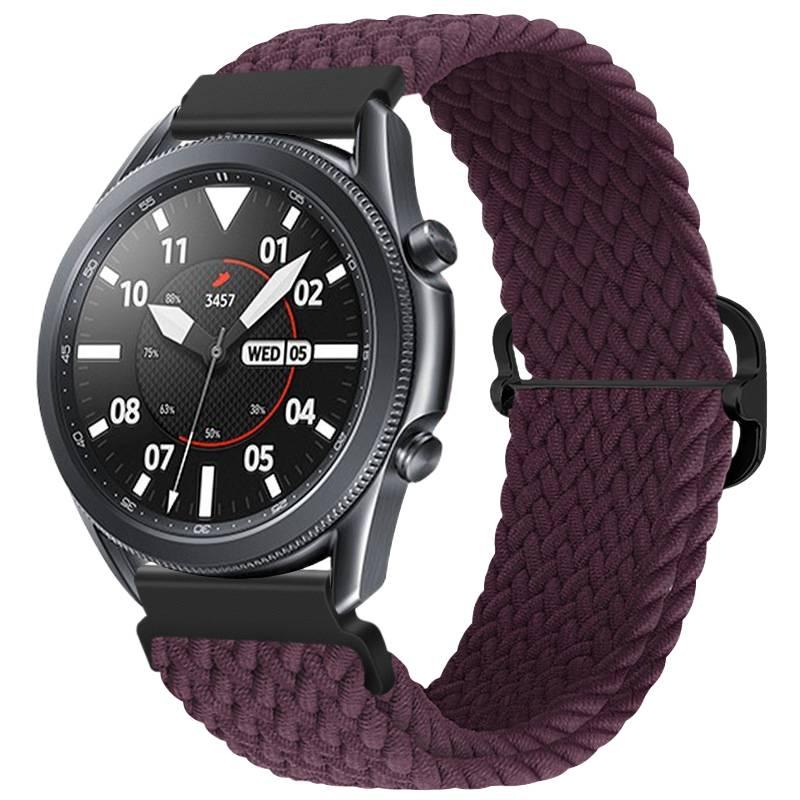 سوار ساعة ذكية سوار نايلون حلقي متوافق مع Samsung Galaxy Watch 7 بملاءمة قابلة للتعديل وحزام بديل للاستخدام اليومي باللون 19# قابل للتعديل للمكتب المنزلي للتنقل اليومي - Image 1