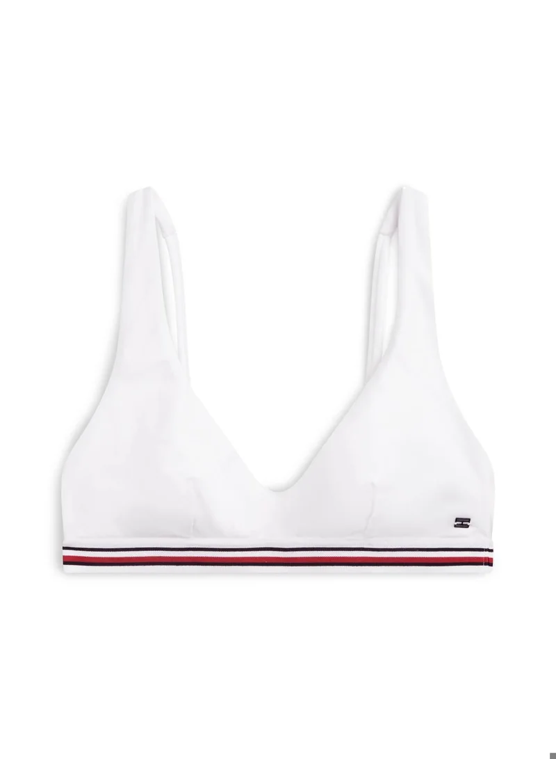 Tommy Hilfiger Pvh Classic White Global Stripe Bralette Bikini Top for Women | Best Price UAE