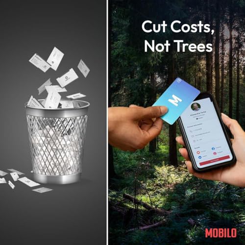 Mobilo Digital Business Card - Tap, Share, Connect - No App Required - Android & Smart Phone - Silver Metal Card - Image 5