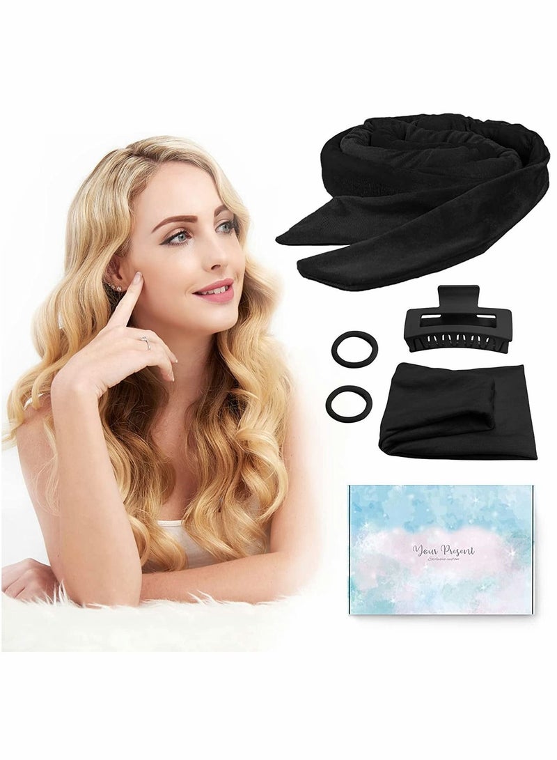 إسكدنيا Heatless Hair Curler For Long Curls - 61 Extra Curling Rod Headband, Velour No Heat Ribbon Kit You Can Sleep In Soft Cotton Overnight Women - Image 1