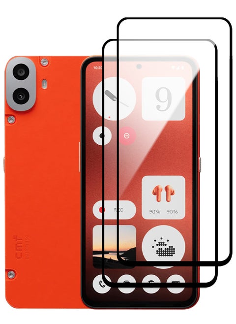 Pack of 2 Tempered Glass Screen Protector With 9H hardness For Nothing CMF Phone 1