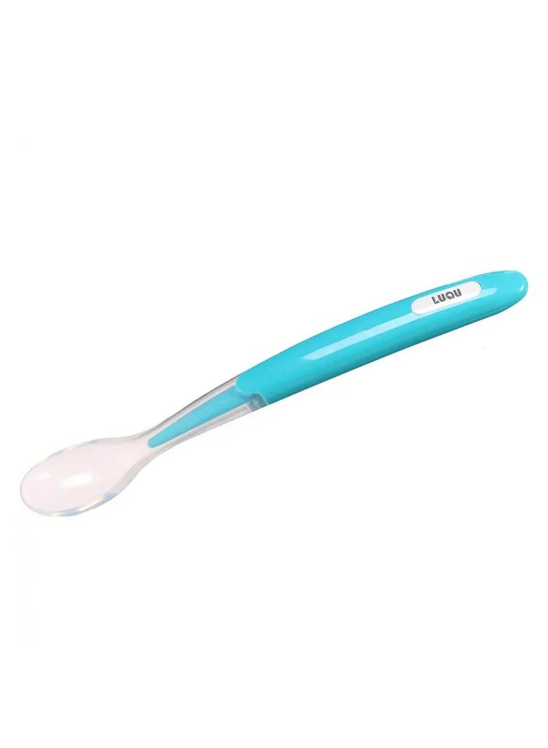 Luqu Spoon Silicone Blue