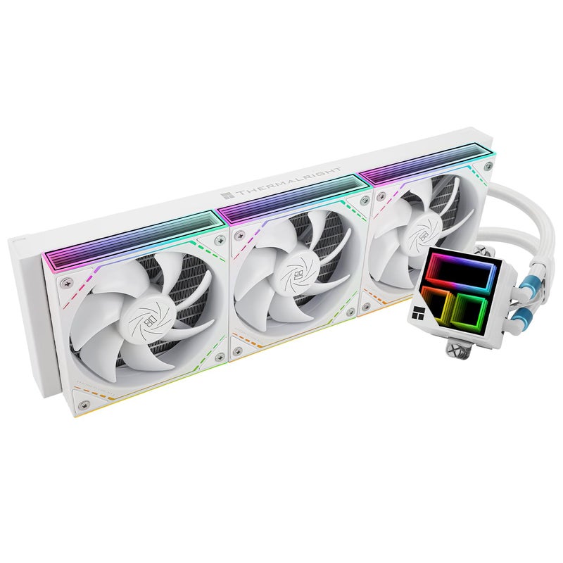 Thermalright Frozen Infinity 360 White AIO ARGB CPU Liquid Cooler for Desktop - 2000RPM PWM Fans, for AM4/AM5 & Intel LGA1150/1151/1200/2011/1700/1851 - Image 1