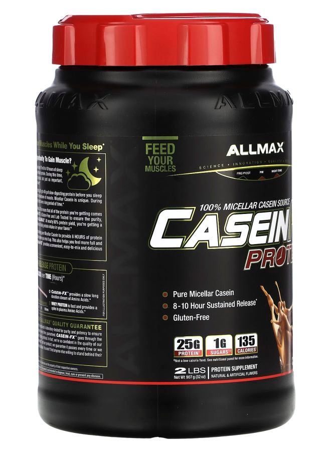 Allmax Casein-FX™ 100% Casein Micellar Protein Chocolate 2 lbs (907 g) - Image 2