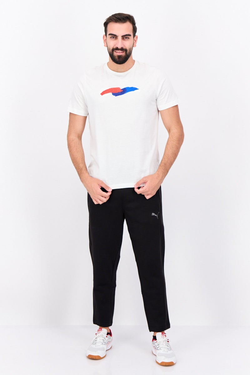 Puma x BMW Motorsport Men Sportswear Fit Short Sleeve Outdoor T-Shirt, White - Image 4