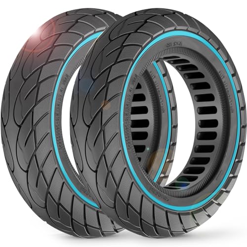 BANGTING 2-Pack 10x2.125 Tubeless Scooter Tires - Fits Models: 8.5x2.0, 8½x2, 50-75-6.1, 10×2.0, 10×2-6.1, 10×2(54-152) | Verify Rim Size: 6.5-6.65" Diameter & 1.26-1.34" Width | Puncture-Resistant - Image 1