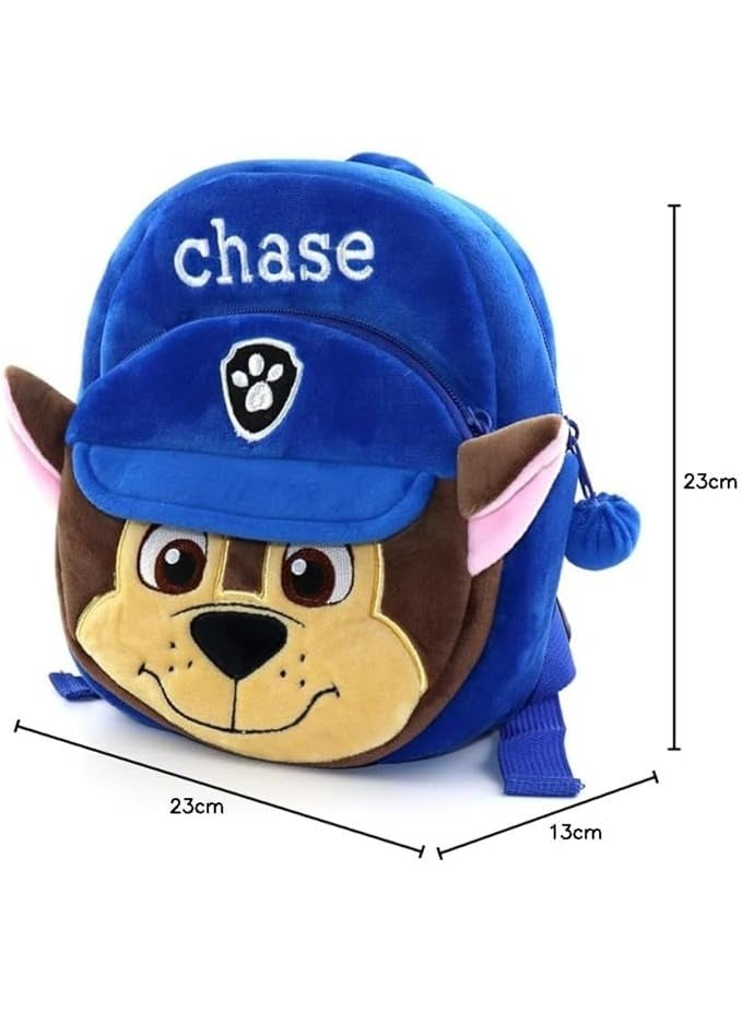 باو بترول لينة أفخم الاطفال على ظهره الفتيان الفتيات رياض الأطفال 9 بوصة طفل حقيبة الكرتون جرو 1-3 سنة - Image 4