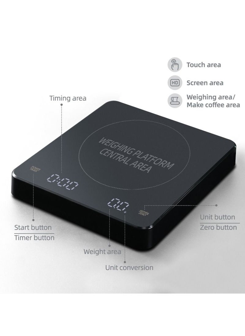 High Quality Coffee Scale with built-in USB rechargeable battery