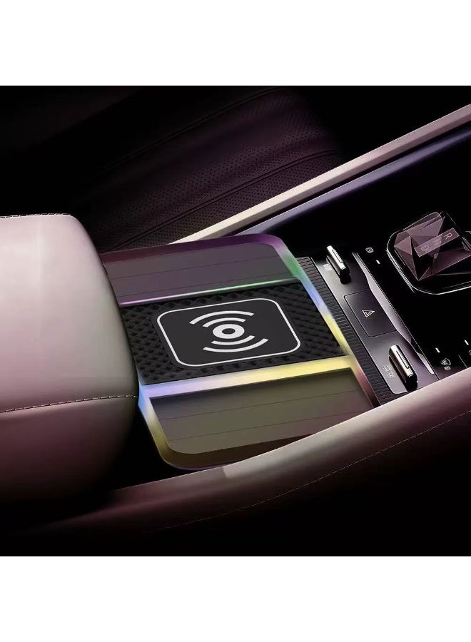 20W Car Wireless Charging Pad with Dual Slots - Fast Flash Charging, Anti-Slip Base, Top-Rated Car Modification Accessories - Image 2