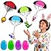 Voiiake Easter Egg Fillers Basket Stuffer Essentials for Teens Kids 4Pack Prefilled Easter Eggs with Parachute Toys Treasure Box Toys for Classroom Boys Girls Egg Hunt Party Supplies Carnival Prizes - Image 2