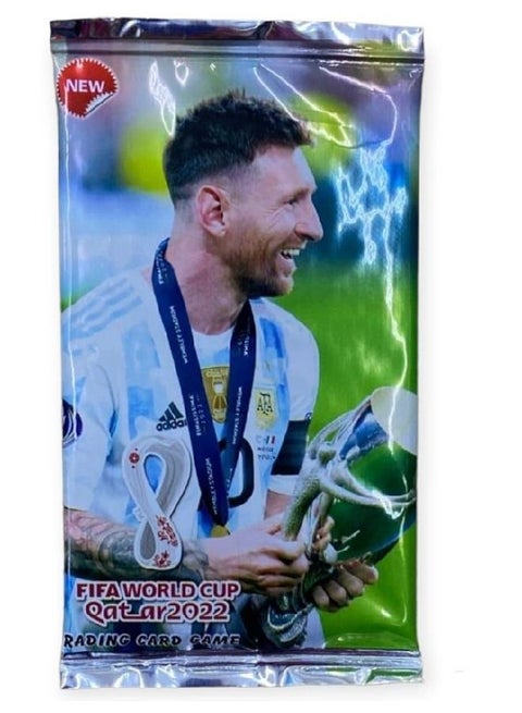 Foot Ball World Cup Qatar 2022 Player Card (1 Pieces)(8 card Surprise)