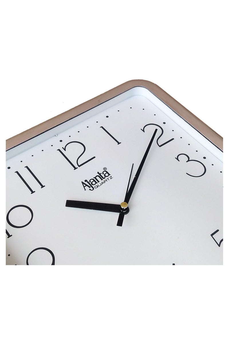 أجانتا ساعة بلاستيكية مجردة بسيطة (أبيض، 677 DX) - Image 2