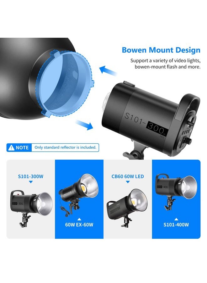 Neewer 7''/18cm Standard Reflector Diffuser Lamp Shade Dish for Bowens Mount Studio Flash Video Light Like Neewer CB60, CB100, CB150, Vision 4, Vision 5, ML300, S101-300W/300W PRO/400W/400W PRO - Image 4