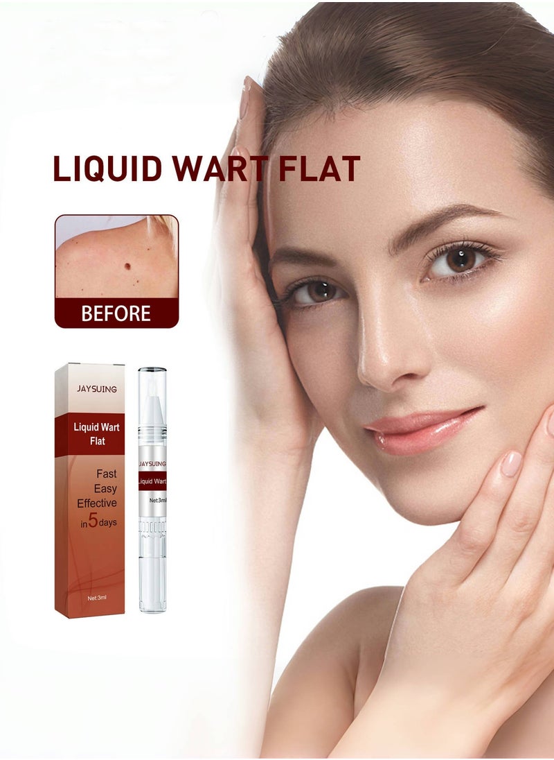 Jaysuing Supwell Wart Removing Pen, Common Mole Skin Tag Remover, Fast Effective Painless Blemish Removal Wart Remover Liquid Pen Gel for Skin Warts Tag Mole (3ml)  - Image 2