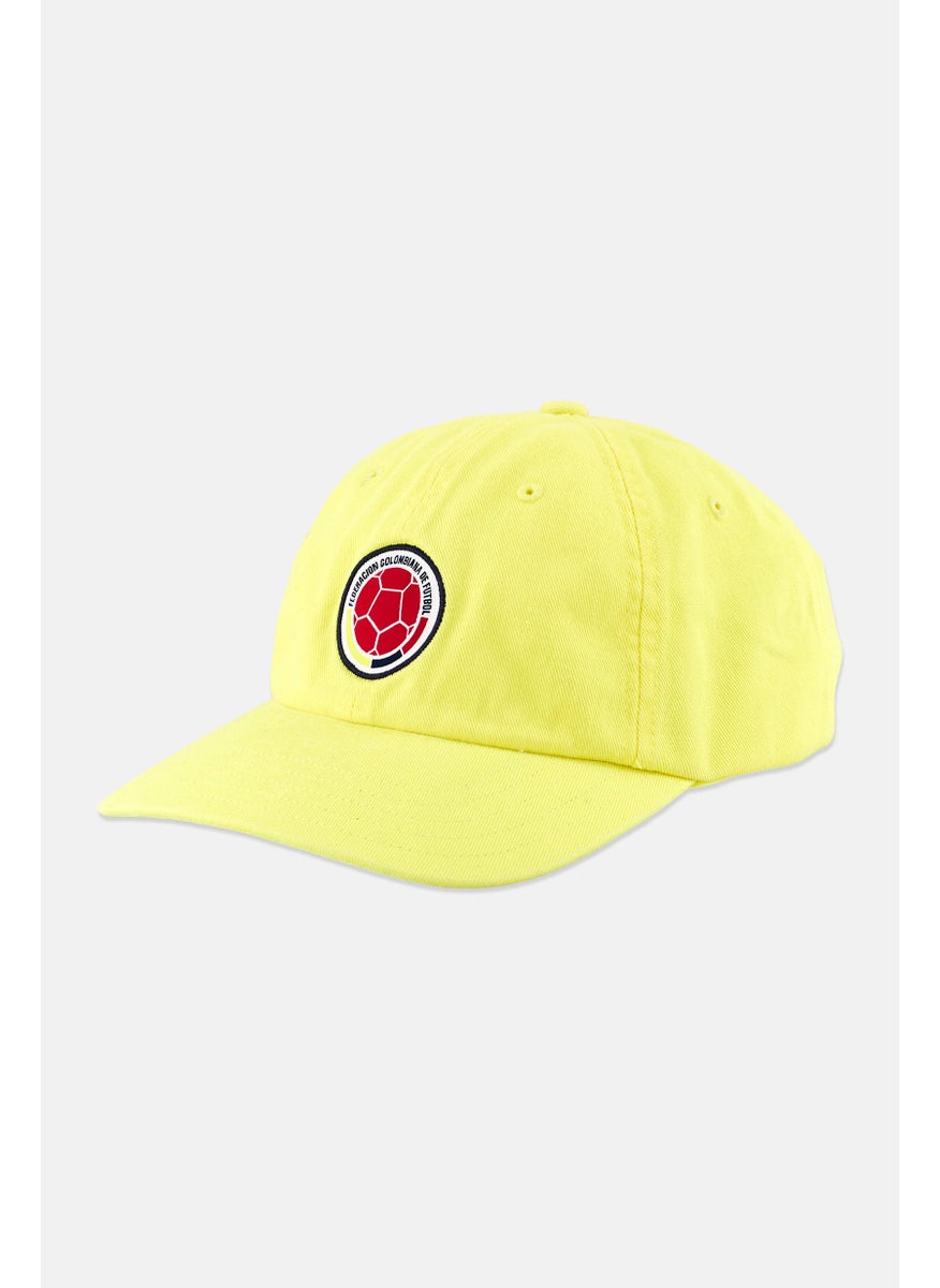 Adidas Men Brand Logo Adjustable Cap, Yellow  - Image 1