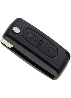 Bladeless Key Shell Compatible With Peugeot 207 308 3008 5008 | Ce0523 | 2 Button Remote Control Plip Car Key Case