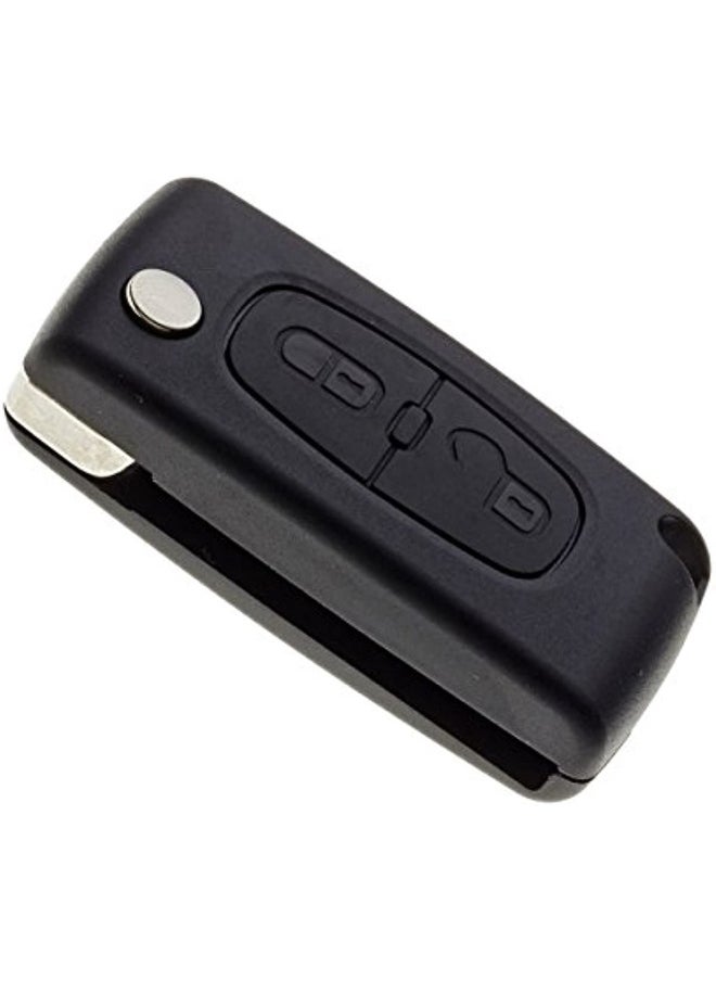 Generic - Bladeless Key Shell Compatible With Peugeot 207 308 3008 5008 | Ce0523 | 2 Button Remote Control Plip Car Key Case - Image 1