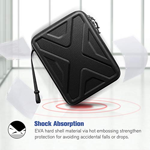 SITHON 11 Inch Portfolio Sleeve Case for iPad (A16) 11th 2025 & Air M3/M2 (2025/2024), 2025 11 Inch iPad Pro M5/M4, 10.9"/10.2" iPad, Shock Absorption Tablet Carrying Organizer with Accessory Pocket - Image 5