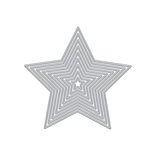 Hero Arts DI821 5Point Stars Infinity Dies Steel Die Set