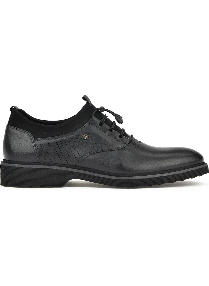 Ziya , Men's Leather Shoes 131299Z3435 Black