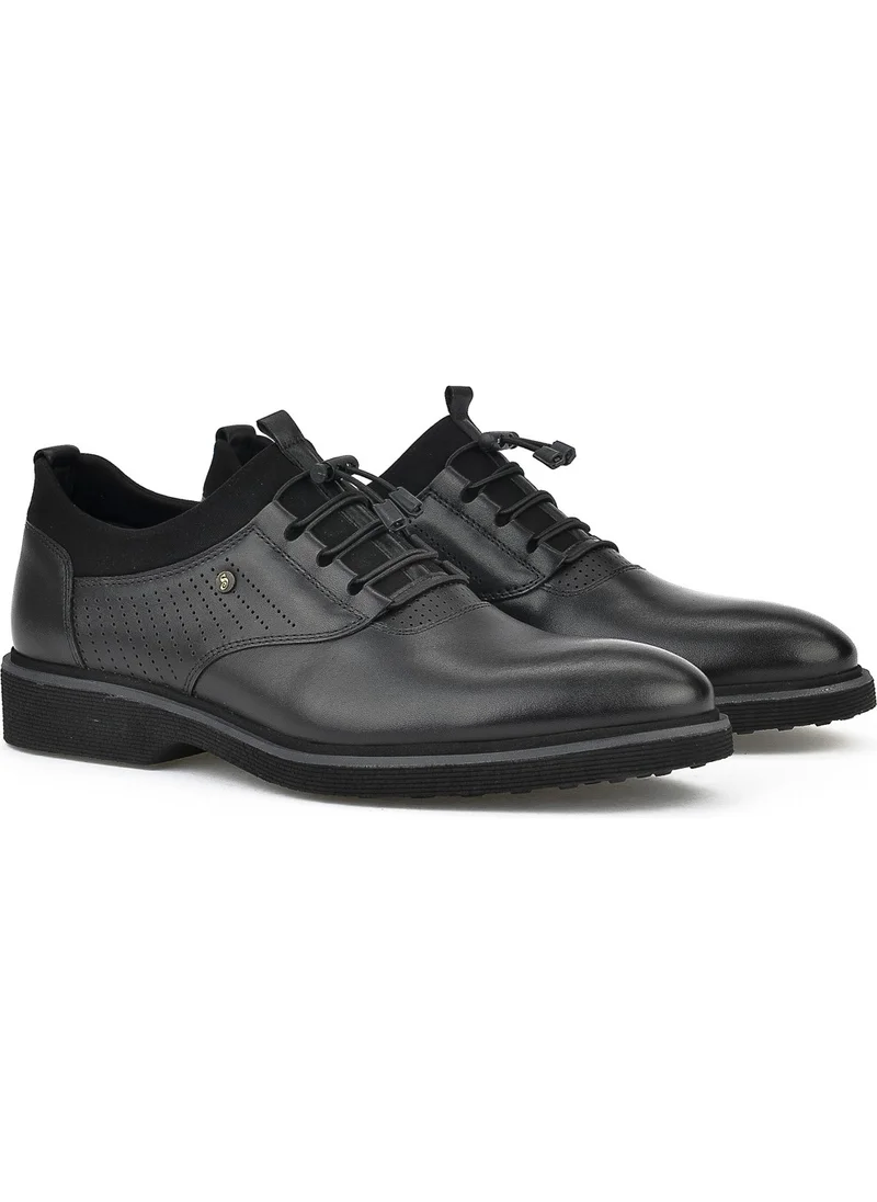 Ziya , Men's Leather Shoes 131299Z3435 Black