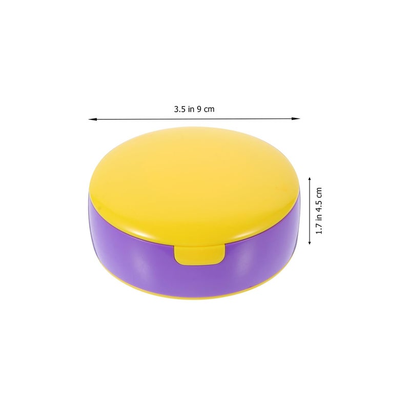 Double Layer Invisible Brace Storage Case with Mirror Orthodontic Retainer Container Travel - Image 3