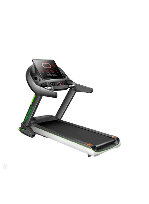 Treadmill LMF-2700 with 5 HP Motor, 15-Level Automated Incline, 15.6-Inch Touchscreen, Bluetooth Speaker, and 7-Layer Running Belt, Home & Office Exercise Machine