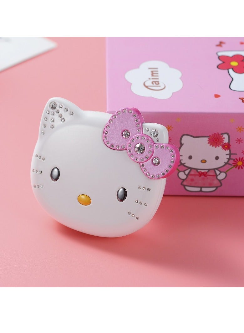 Hello Kitty Cute Mini Girl Mobile Phone with Flip Cartoon No Lock Kids Dual Card Mobile Phone Kids Gift Kawaii Toys - Image 2