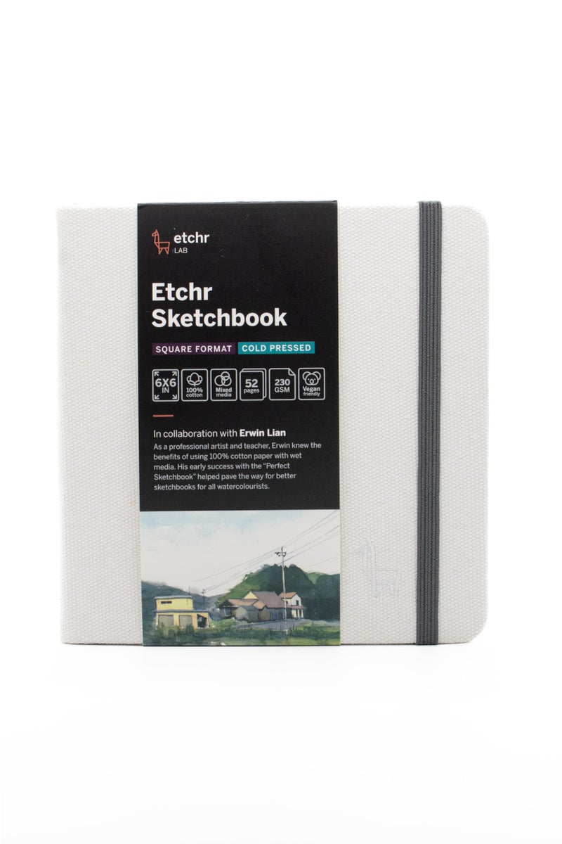 ETCHR 6" Square Etchr Sketchbook: Cold Press - Image 1