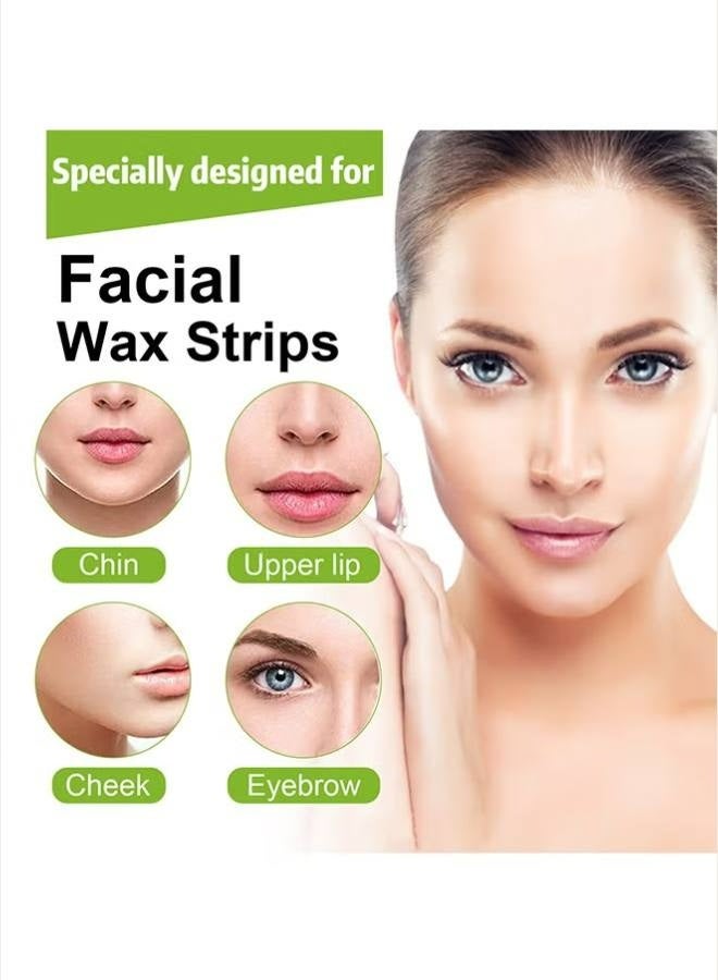 SUMAX 30 Pieces (4.5*CM) Fast and Effective Hair Removal Wax Strips for Face Eyebrows Upper Lip Cheeks Epilator Fast Painless Hair Removal Kit Suitable for All Skin Types - Image 4