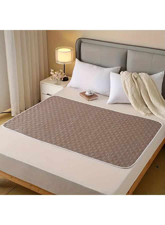 Smoke Gray 80x120 Reusable Urine Separator Pad Soft Washable Beige Friendly Pet Pad - Image 5