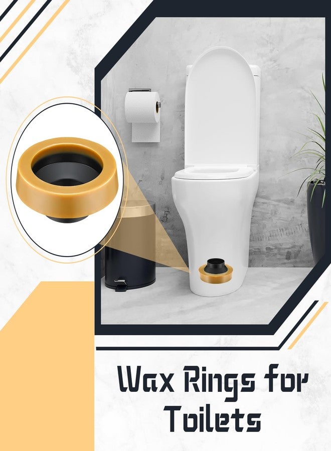 Marsui 4 Pack Toilet Wax Ring Thick Toilet Bowl Wax Ring Gasket for Toilet Bowl Toilet Wax Ring Seal for 3-inch/4-inch Waste Line-Gas, Odor and Watertight Seal - Image 5