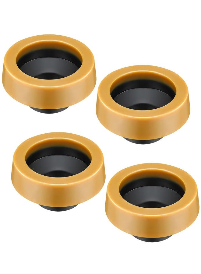 Marsui 4 Pack Toilet Wax Ring Thick Toilet Bowl Wax Ring Gasket for Toilet Bowl Toilet Wax Ring Seal for 3-inch/4-inch Waste Line-Gas, Odor and Watertight Seal - Image 1