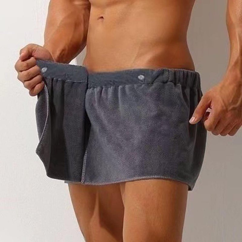 YumSur Quick Dry Microfibre Bath Wrap Around Body Towel for Men, Bathroom Pool Beach Spa Bathing Shower Cover Up Wrap Around Towel with Elasticated Band One Size - Image 2