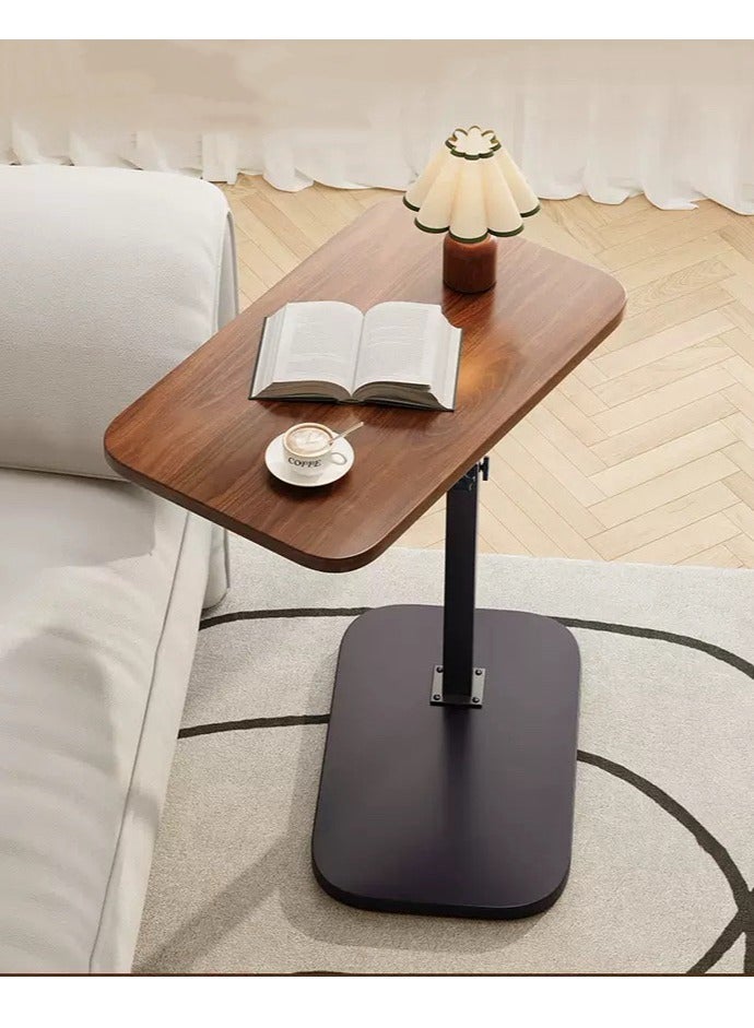 طاولة جانب صغيرة قابلة للتعديل ، طاولة طاولة خشبية ، طاولة شاي على شكل C قابلة للتعديل للارتفاع ، مناسبة للقراءة ، القهوة ، الكتب ، طاولة السرير المثالية ، طاولة أريكة 45 * 30 * 80cm - Image 2
