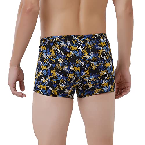MacroMan Printed Mini Trunk for Men | 100% Cotton | Inner Elastic | Pack of 5 - Image 4