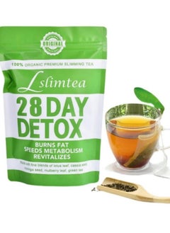 Wins Town 28-Day Organic Weight Loss Tea: Promotes Fat Digestion and Absorption, Aids Bowel Movement, Supports Stomach Health, Helps Digestion, Reduces Accumulation of Abdominal Fat  - Image 1
