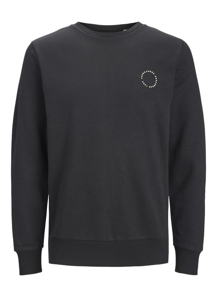 جاك وجونز جونيور سويت شيرت مزين بشعار بياقة دائرية للأطفال - Image 3